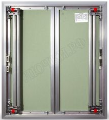 Люк под плитку ЕвроФормат ЕТР, 2 створки Люк под плитку ЕвроФормат ЕТР, 2 створки