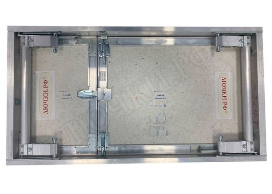 Люк под плитку Нажимной Секрет-Лайт 2 створки 750*500 Люк под плитку Нажимной Секрет-Лайт 2 створки 750*500