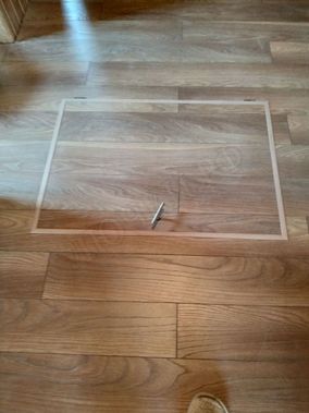 Напольный люк Самоподъемный Невидимка уголок 500*300 Напольный люк Самоподъемный Невидимка уголок 500*300