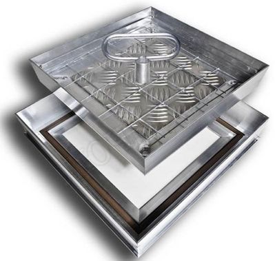 Напольный люк Премиум 54 мм 400*800, 1 створка Напольный люк Премиум 54 мм 400*800, 1 створка