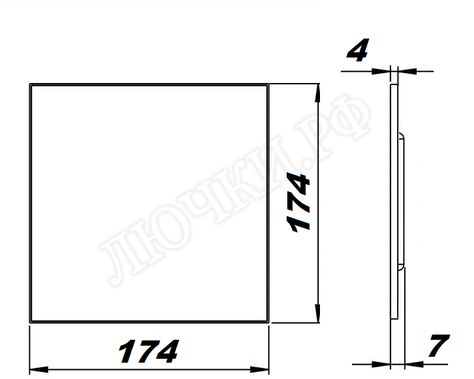 Вытяжной вентилятор airRoxy HS, белый матовый, 01-171 Вытяжной вентилятор airRoxy HS, белый матовый, 01-171