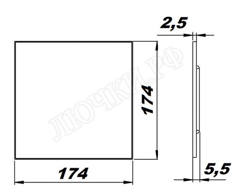 Вытяжной вентилятор airRoxy HS, белый глянец, 01-183 Вытяжной вентилятор airRoxy HS, белый глянец, 01-183