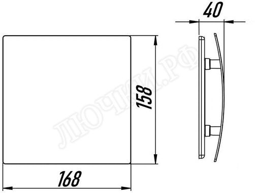 Вытяжной вентилятор Awenta System+, Silent, 100, KWS100, PEGR100M, Красный матовый, стекло Вытяжной вентилятор Awenta System+, Silent, 100, KWS100, PEGR100M, Красный матовый, стекло